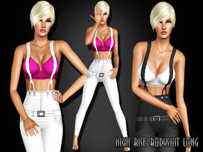 Sims 3 — High Rise Bodysuit *Long by saliwa — High Rise Skinny Bodysuit for your sims. For everyday and formal clothing