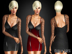 Sims 3 — Muffin Dress by saliwa — Very Elegant Formal Dress for your sims. For everyday and formal clothing. Enjoy.
