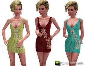 Sims 3 — Summer Dress Alina by enchanting58 — - Please. DO NOT re-uploaded - Pose:IHMO Hair:Newsea 