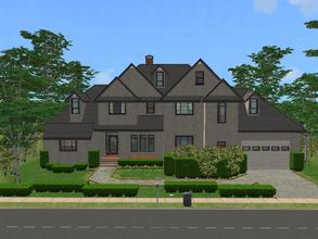 Sims 2 — Graystone by millyana — Definitely for sims with the family aspiration! This huge house has 6 bedrooms, 4 baths,