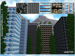 Sims 3 — skyscraperPatternSet | 2 by vidia — 5 patterns in set. Find patterns in the category Themed :) I hope you like.