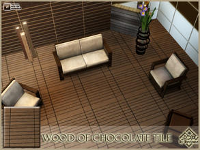 Sims 3 — Wood of Chocolate Tile by Devirose — By Devirose-Base game compatible,no need EP.Created with TSR Workshop.2