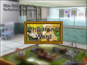 Sims 3 — Childrens Ward Sign by Cerulean Talon — We must be able to easily find the children's ward in any hospital.