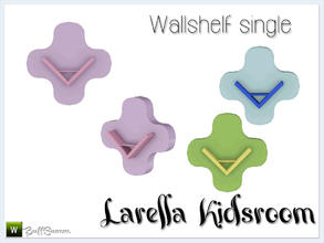Sims 3 — Larella Kidsroom Wallshelf single by BuffSumm — Part of the *Larella Kidsroom* ***TSRAA***
