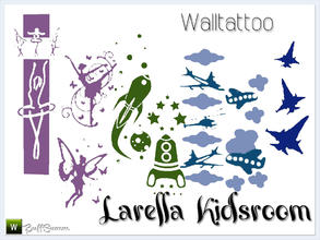 Sims 3 — Larella Kidsroom Walltattoo by BuffSumm — Part of the *Larella Kidsroom* ***TSRAA***
