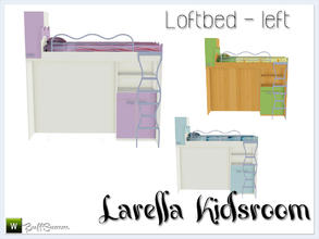 Sims 3 — Larella Kidsroom Loftbed Left by BuffSumm — Part of the *Larella Kidsroom* ***TSRAA***
