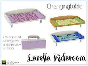 Sims 3 — Larella Kidsroom Changingtable by BuffSumm — Part of the *Larella Kidsroom* ***TSRAA***
