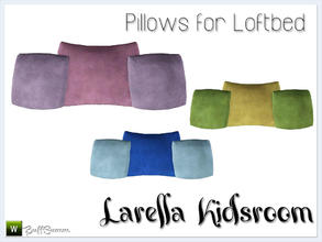 Sims 3 — Larella Kidsroom Loftbed Pillow by BuffSumm — Part of the *Larella Kidsroom* ***TSRAA***