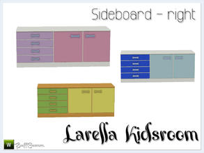 Sims 3 — Larella Kidsroom Sideboard Right by BuffSumm — Part of the *Larella Kidsroom* ***TSRAA***