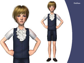 Sims 2 — Three Short and Vest Outfits for Boys by giasims — Three Short and Vest Outfits for Boys