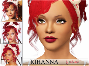 Sims 3 — Rihanna by Pralinesims — Robyn Rihanna Fenty, the beautiful singer, now as a sim! For more informations about