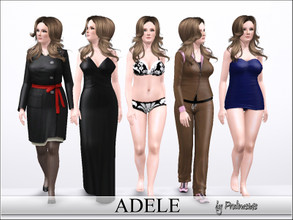Sims 3 — Adele by Pralinesims — Adele Laurie Blue Adkins, for more informations about her: