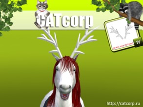 Sims 3 — Horns for horses by CATcorp by CATcorp — Unisex Recolorable