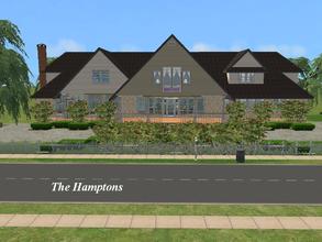 Sims 2 — The Hamptons by millyana — Super big informal mansion with 8 bedrooms, 4 baths, pool, barbecue, and lots of