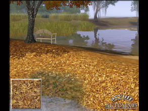 Sims 3 — Autumn 05 by ayyuff — dead leaves terrain paint..
