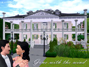 Sims 3 — Gone_with_the_wind by matomibotaki — Who does not know the famous movie and the romantic southern air of this