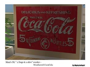 Sims 2 — MFG Maxi Oversized NL Painting RC set -Weathered Coke   by mightyfaithgirl — \" Weathered Coke\"