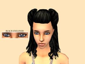 Sims 2 — _RomanticZ Set_ - Eyeliner [Black] by Xodess — This black eyeliner is part of the *Romanticz Set*. Available for