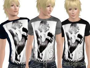 Sims 3 — Boxer by simseviyo — New t-shirt for guys 