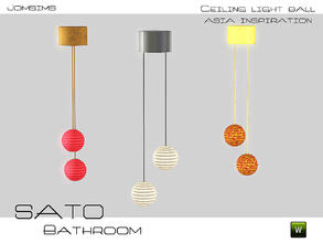 Sims 3 — Sato ceiling light by jomsims — Sato ceiling light