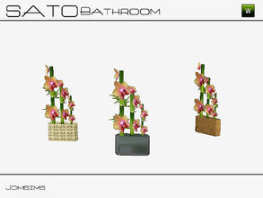 Sims 3 — plant orchid bambou sato by jomsims — plant orchid bambou sato