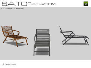 Sims 3 — lounge chair sato by jomsims — lounge chair sato