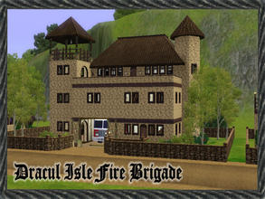Sims 3 — Dracul Isle Fire Brigade by JCIssette — Get out the buckets, there's a fire a blazing !!! Never mind, here comes
