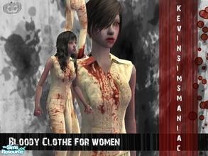 2 — Bloody Clothe for Women by kevinsimsmaniax —  Hi there! Long time no see... Well Here I\'m with a new creation, for