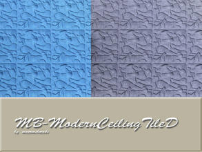 Sims 3 — MB-ModernCeilingTileD by matomibotaki — MB-ModernCeilingTileD, modern recolorable stucco ceiling tile , with