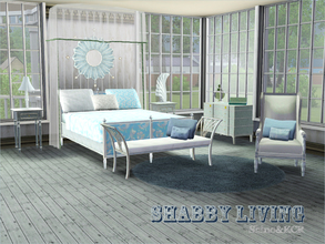 Sims 3 — Shabby Living by ShinoKCR — Here comes the Bedroom for Shabby Living style. Its a set with worn edges still