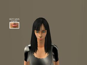 Sims 2 — [05] - Hot Lava Lip Gloss by Xodess — This lip gloss set consists of 10 different shades of lip gloss for your