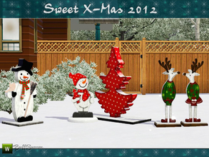 Sims 3 — Sweet X-Mas 2012 by BuffSumm — Happy Holidays for all of you and your sims :) Here you get a decorative set with