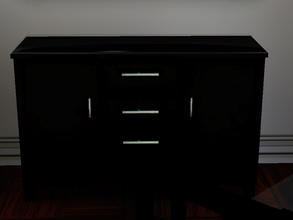 Sims 3 — Sideboard for Set by metisqueen2 — Matching sideboard for the Mystique Dining Room. Sideboard has 6 slots for