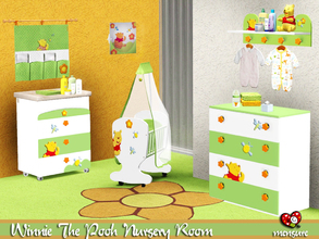 Sims 3 — Winnie The Pooh Nursery Room by mensure — Winnie the Pooh is a charming cartoon characters that loved from