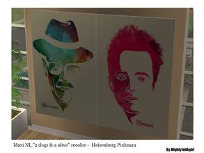 Sims 2 — Breaking Bad Painting & Poster SET #1 - Heisenberg & Pinkman by mightyfaithgirl — Unique painting of