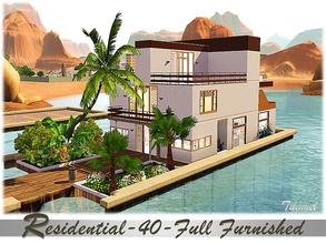 Sims 3 — Residence-40 - Full Furnished  by TugmeL — Created this design EP and SP: Sims 3 Generations,Late Night,