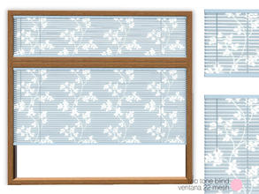 Sims 3 — Ventana Two Tone 22 Blind Mesh by DOT — Ventana Two Tone 22 Blind Mesh by DOT of The Sims Resource