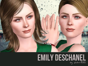 Sims 3 — Emily Deschanel (Bones) by sherri10102 — Emily Deschanel portrays Dr. Temperance