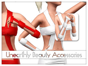 Sims 3 — Unearthly Beauty Hand Accessories by Kiolometro — Unearthly fashion for Sims. Strange and unusual accessories