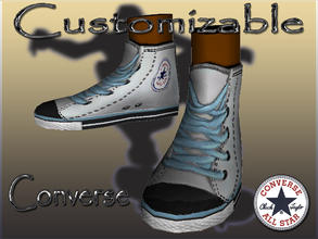 Sims 3 — Customizable Converse by terriecason — Decades of perfection needs no improvement. Update 11-24-12: Sneakers now