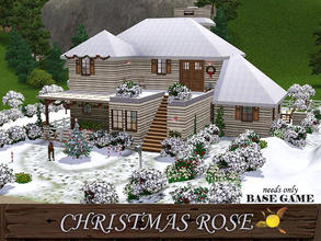 Sims 3 — evi Christmas Rosehill Cottage by evi — My favorite cottage adjusted and decorated for Christmas. First floor: