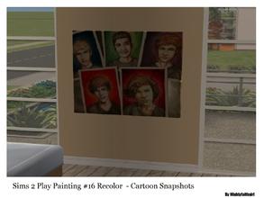 Sims 2 — One Direction Painting RC SET 1 - Cartoon Snapshots by mightyfaithgirl — One Direction Cartoon Snapshots is a