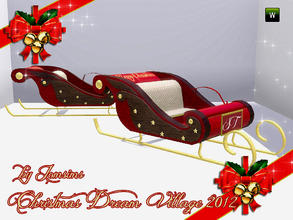 Sims 3 — sleigh christmas dream village 2012 by jomsims — sleigh christmas dream village 2012