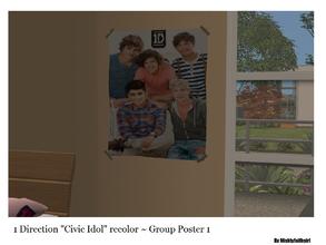 Sims 2 — One Direction Poster SET #2  - Group Poster 1 by mightyfaithgirl — Group Poster of One Direction - recolor of