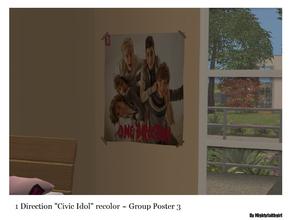 Sims 2 — One Direction Poster SET #2  -Group Poster 3 by mightyfaithgirl — Group Poster 3 of One Direction - recolor of