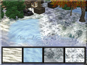 Sims 3 — Ice And Snow Terrains Set 1 by thesorceress — This is the first of 6 Sets that have all various and beautifull