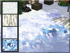 Sims 3 — Ice And Snow Terrains Set 2 by thesorceress — This is the second set of 6 Sets that have all various and