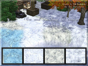 Sims 3 — Ice And Snow Terrains Set 5 by thesorceress — This is set 5 of 6 Sets that have all various and beautifull Ice