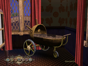 Sims 3 — Fratres - Steampunk Bedroom by ShinoKCR — Steampunk Bedroom in grunge metal inspired by the Fratresproject for