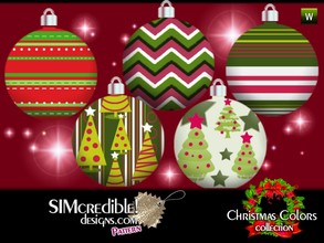 Sims 3 — Christmas Colors Patterns by SIMcredible! — Colorful Christmas Patterns for your Holidays Season ^^ by